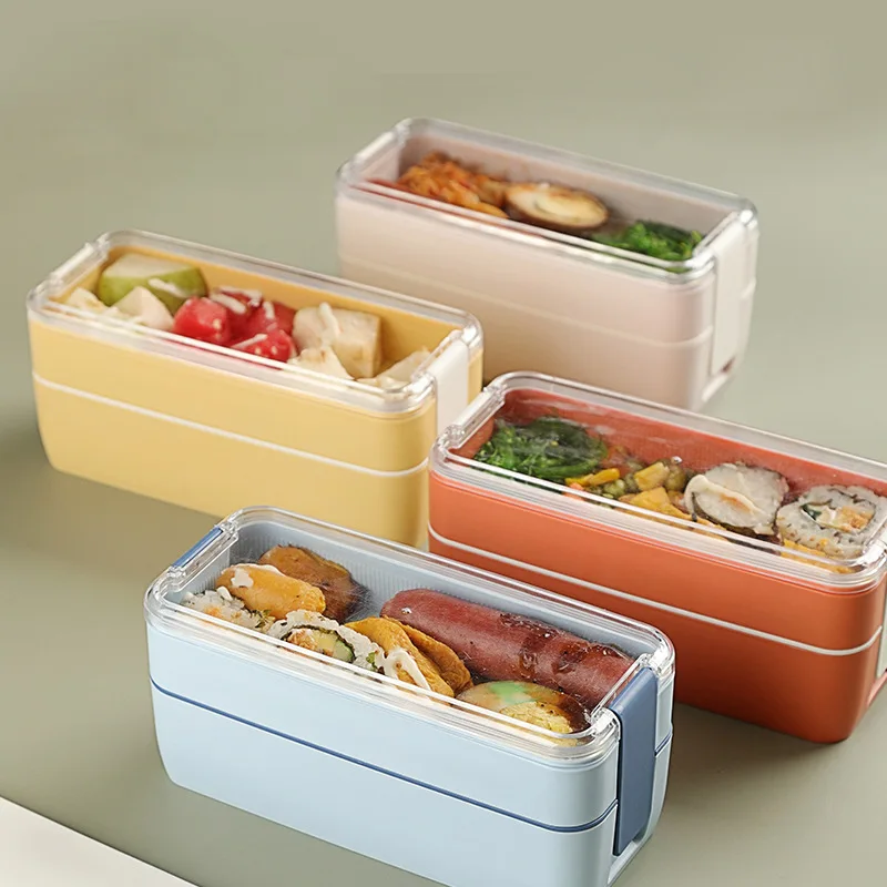 800ml Lunch Box Bento Box For School Kids Office Worker 2 Layers Microwae Heating Lunch Container Food Storage Box
800ml Lunch Box Bento Box For School Kids Office Worker 2 Layers Microwae Heating Lunch Container Food Storage Box