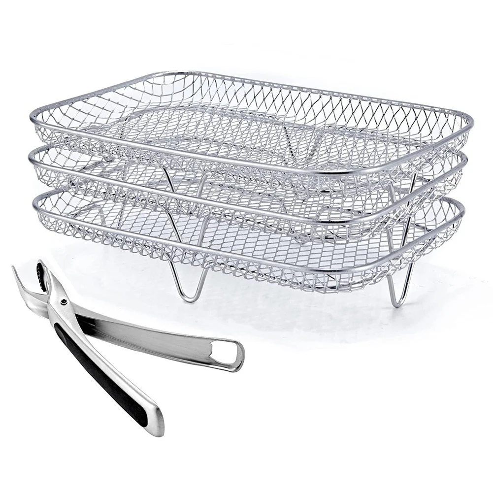 Air Fryer Rack for Ninja Dual XL Air Fryer,Multi-Layer Dehydrator Rack Toast Rack for Ninja Foodi DZ201 DZ40 Air Fryer
Air Fryer Rack for Ninja Dual XL Air Fryer,Multi-Layer Dehydrator Rack Toast Rack for Ninja Foodi DZ201 DZ40 Air Fryer