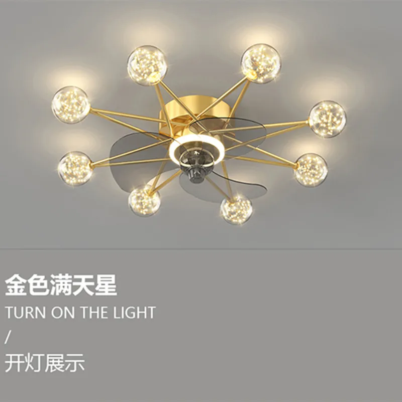 Modern Ceiling Fan With Lamp With Remote Control, Household Fan Chandelier With 3-Color Adjustable Fan For Bedroom And Living
Modern Ceiling Fan With Lamp With Remote Control, Household Fan Chandelier With 3-Color Adjustable Fan For Bedroom And Living