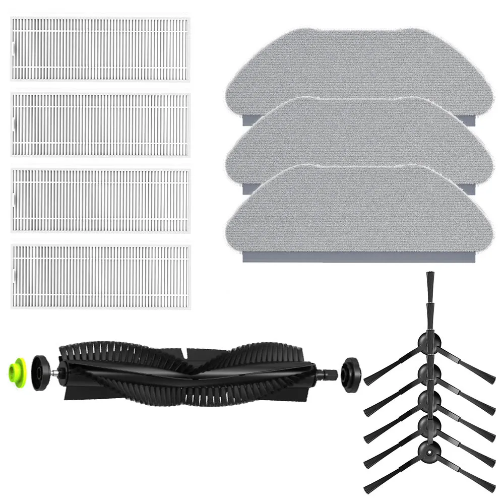 Vacuum Cleaner Roller Main Brush Side Brush HEPA Filter Mop Cloth for 360 X100 MAX Robotic Vacuum Cleaner Parts Replacement
Vacuum Cleaner Roller Main Brush Side Brush HEPA Filter Mop Cloth for 360 X100 MAX Robotic Vacuum Cleaner Parts Replacement