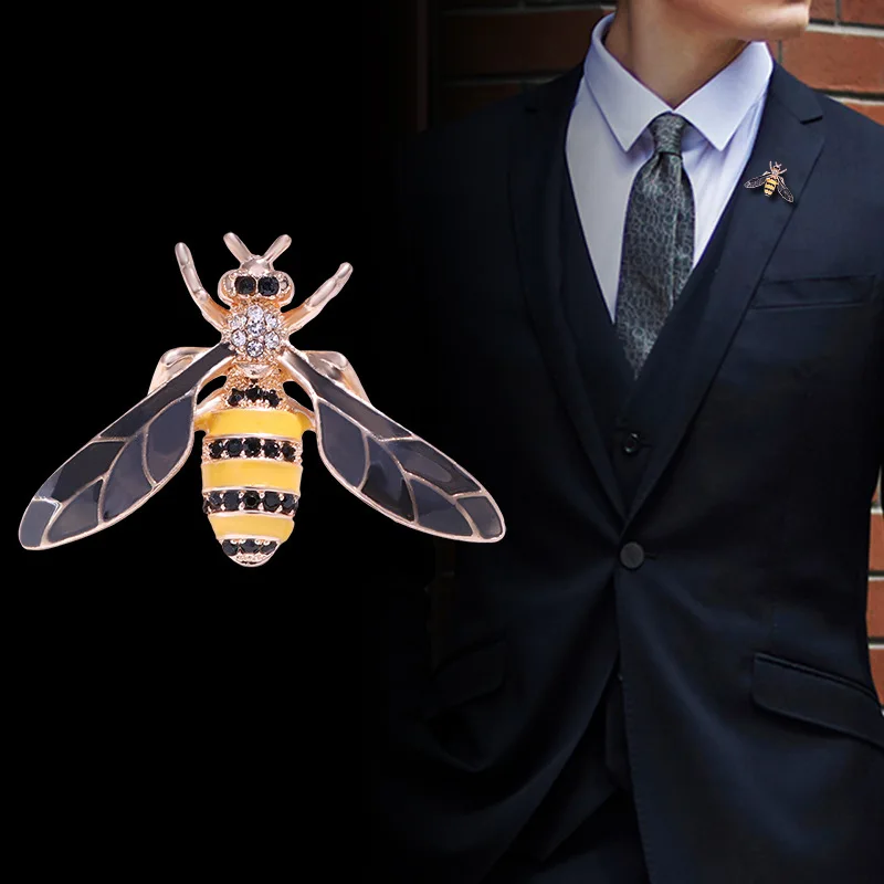 Fashion Baroque Style Rhinestones Honey Brooch Fashion Simple Cute Insect Corsage Accessories Coat Collar Pin Men Women
Fashion Baroque Style Rhinestones Honey Brooch Fashion Simple Cute Insect Corsage Accessories Coat Collar Pin Men Women