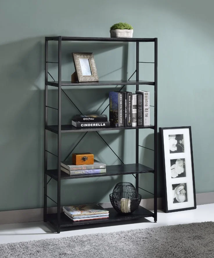 Bookshelf, Black Finish 5 Layer Display Bookshelf H Ladder Shelf Storage Shelves Rack Shelf
Bookshelf, Black Finish 5 Layer Display Bookshelf H Ladder Shelf Storage Shelves Rack Shelf