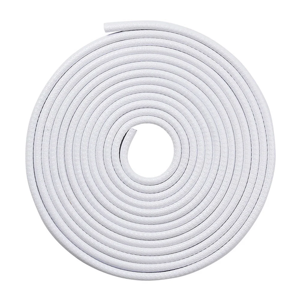

4 Meters Sealing Tape Weatherstrip for Car Anti-Collision Door Anti-scratch Trim Protected Lining White Automobile