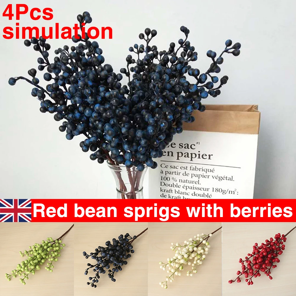 5Branch Blueberry Artificial Fruit Cranberry Foam Branch Berry Artificial Flower DIY Wreath Wedding Party Decor Home Decoration
5Branch Blueberry Artificial Fruit Cranberry Foam Branch Berry Artificial Flower DIY Wreath Wedding Party Decor Home Decoration