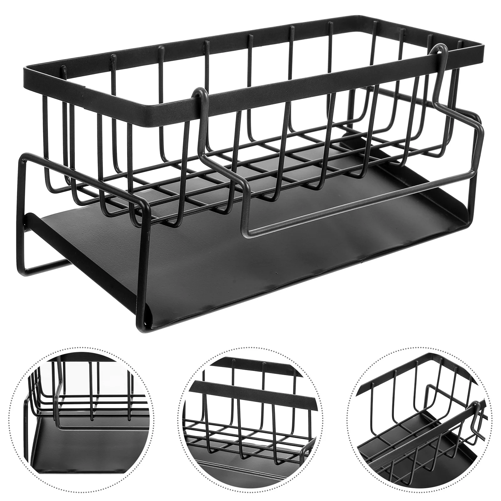 Dish Sponge Holder Multifunction Cloth Kitchen Drain Shelf Iron Sink Dishcloth Organizer
Dish Sponge Holder Multifunction Cloth Kitchen Drain Shelf Iron Sink Dishcloth Organizer