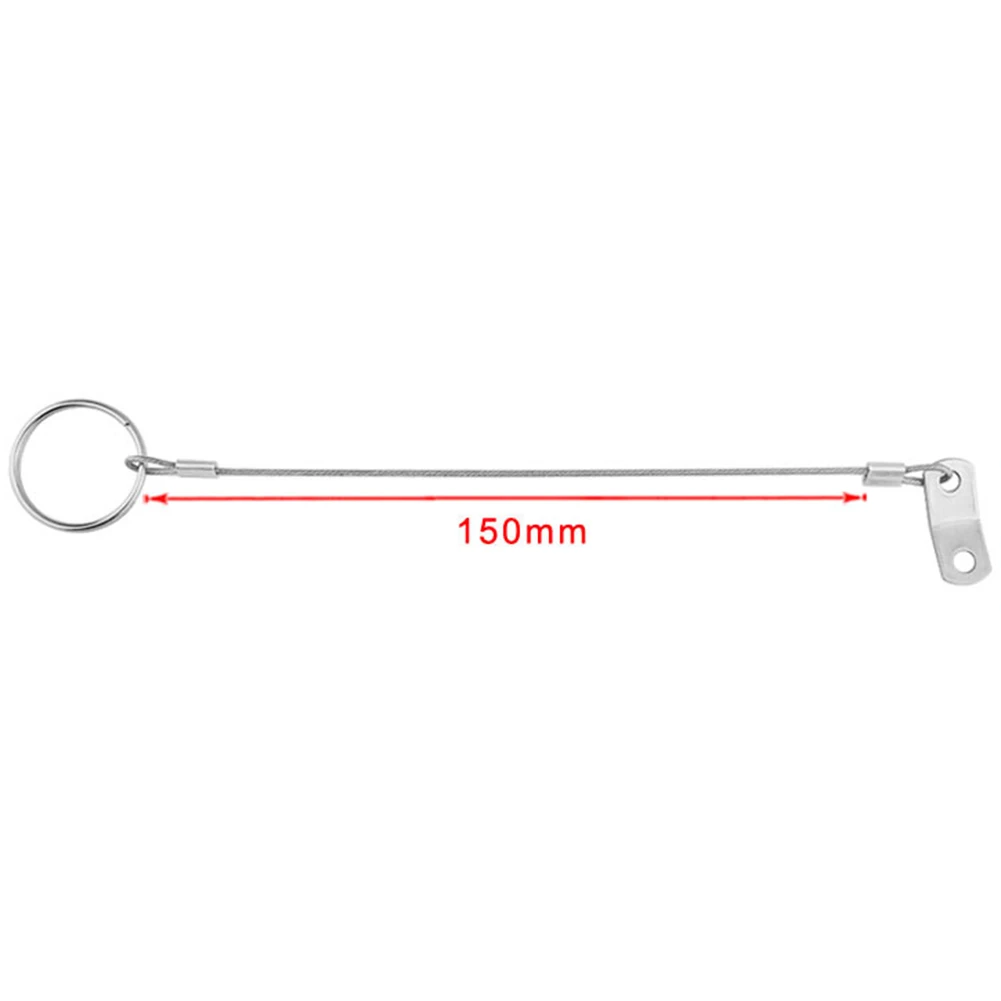 Lanyard Cable Safety Tether 150mm Accessories For Loss Prevention Parts Safety Tether Stainless Steel 316 Wire
Lanyard Cable Safety Tether 150mm Accessories For Loss Prevention Parts Safety Tether Stainless Steel 316 Wire