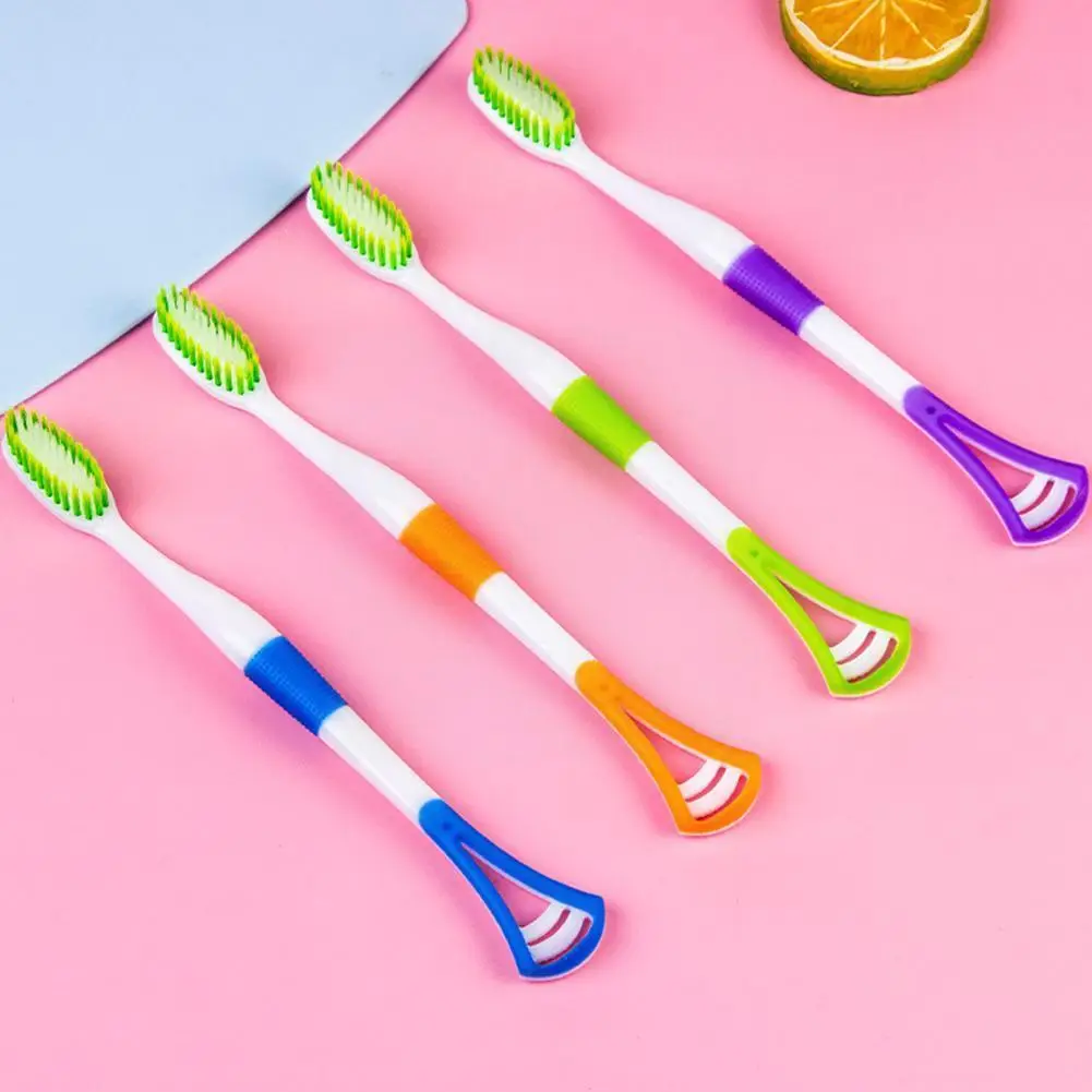 2 In 1 Double-headed Toothbrush And Tongue Scraper Cleaner Dental And Clean Bristled Soft Hygiene Breath Care G3k6
2 In 1 Double-headed Toothbrush And Tongue Scraper Cleaner Dental And Clean Bristled Soft Hygiene Breath Care G3k6