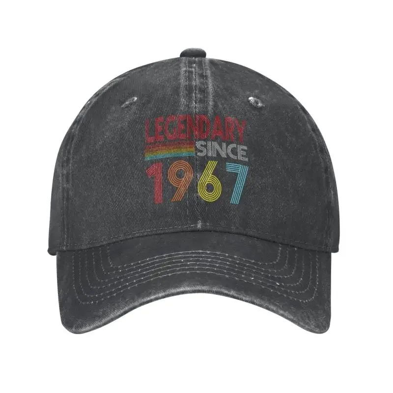 Custom Cotton Legendary Since 1967 Baseball Cap Sun Protection Women Men's Adjustable Birthday Gifts Dad Hat Autumn
Custom Cotton Legendary Since 1967 Baseball Cap Sun Protection Women Men's Adjustable Birthday Gifts Dad Hat Autumn