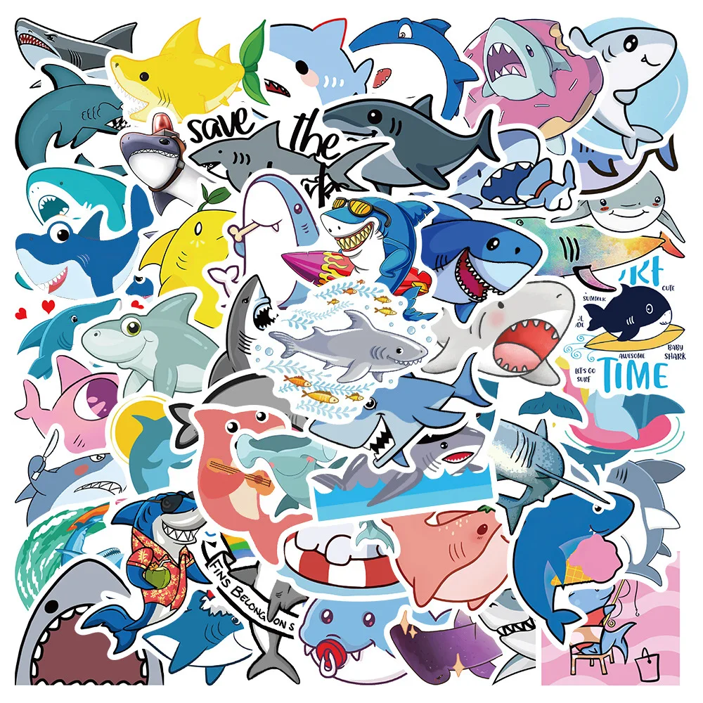 50PCS Colorful Shark Sticky Graffiti Sticker Decorative PVC Kids Sketchbook Scrapbooking Accessories DIY Phone Aesthetic
50PCS Colorful Shark Sticky Graffiti Sticker Decorative PVC Kids Sketchbook Scrapbooking Accessories DIY Phone Aesthetic