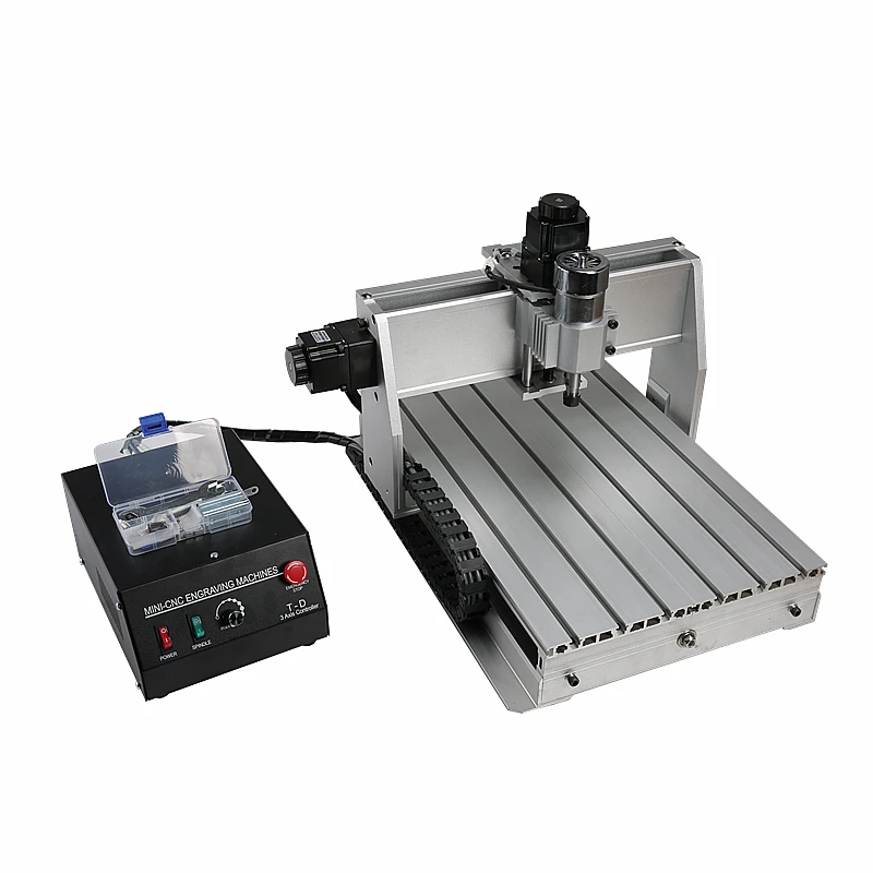 

LY CNC Engraving Machine 3 Axis 4 Axis 3040T-DJ 3040Z-DQ Mini CNC Wood Router Engraver Milling Machine 30*20 LPT Port 300W