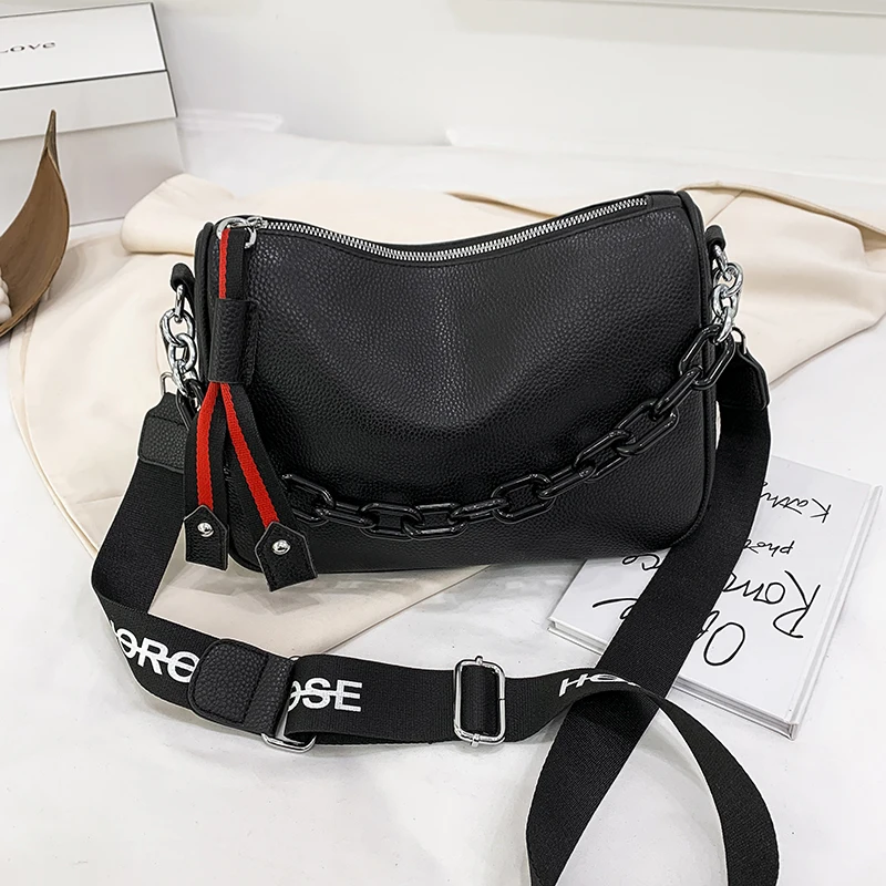 Genuine Leather Crossbody Bags Women Famous Brand Female Shoulder Bag Fashion Wide Shoulder Strap Soft Small Women Bag Bolsa sac
Genuine Leather Crossbody Bags Women Famous Brand Female Shoulder Bag Fashion Wide Shoulder Strap Soft Small Women Bag Bolsa sac
