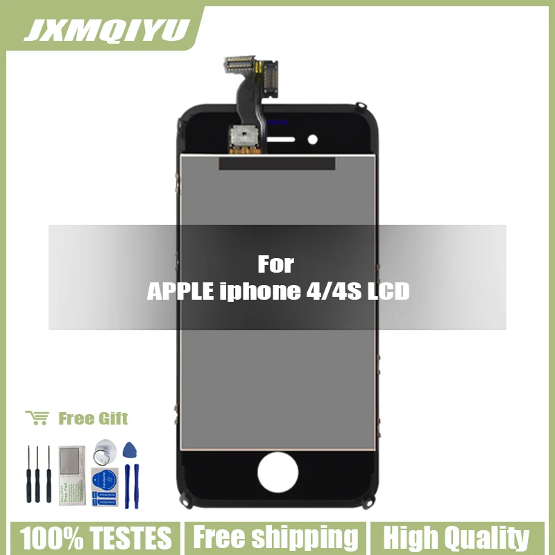 ЖК-дисплей качества AAA для iPhone 4 4S, сенсорный дигитайзер, передняя панель в сборе, ЖК-экран, полная замена, A1332 A1349 A1431 A1387
ЖК-дисплей качества AAA для iPhone 4 4S, сенсорный дигитайзер, передняя панель в сборе, ЖК-экран, полная замена, A1332 A1349 A1431 A1387