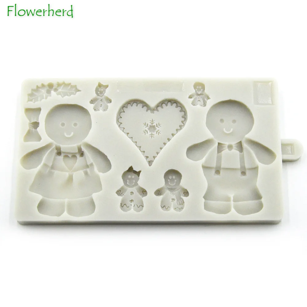 Gingerbread Cookie Mould Christmas Silicone Mold Cookie Craft Tools Men and Women Nordic Heart Christmas Gifts Tree Decorations
Gingerbread Cookie Mould Christmas Silicone Mold Cookie Craft Tools Men and Women Nordic Heart Christmas Gifts Tree Decorations