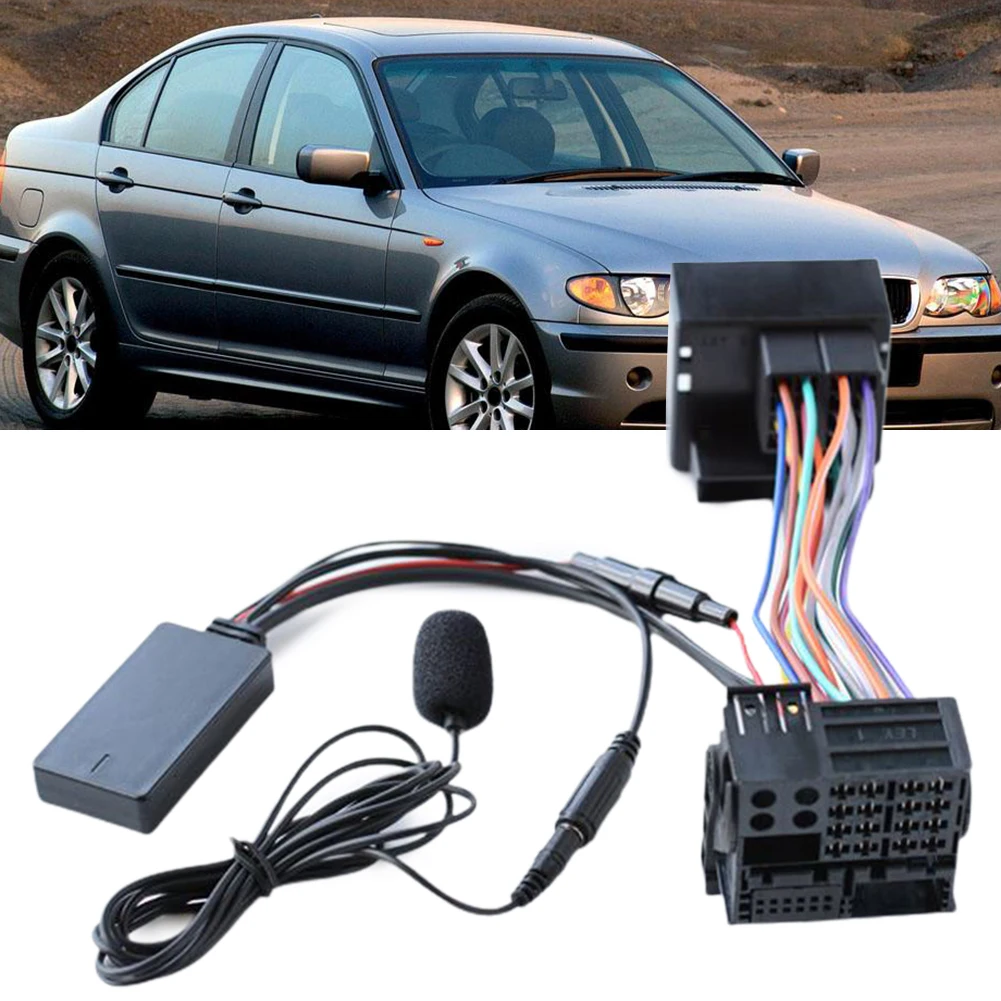 Audio Cable For BMW E46 3 Series Radio Bluetooth-Compatible 10Pin AUX IN Audio Interface Cable Adapter Car Accessories
Audio Cable For BMW E46 3 Series Radio Bluetooth-Compatible 10Pin AUX IN Audio Interface Cable Adapter Car Accessories