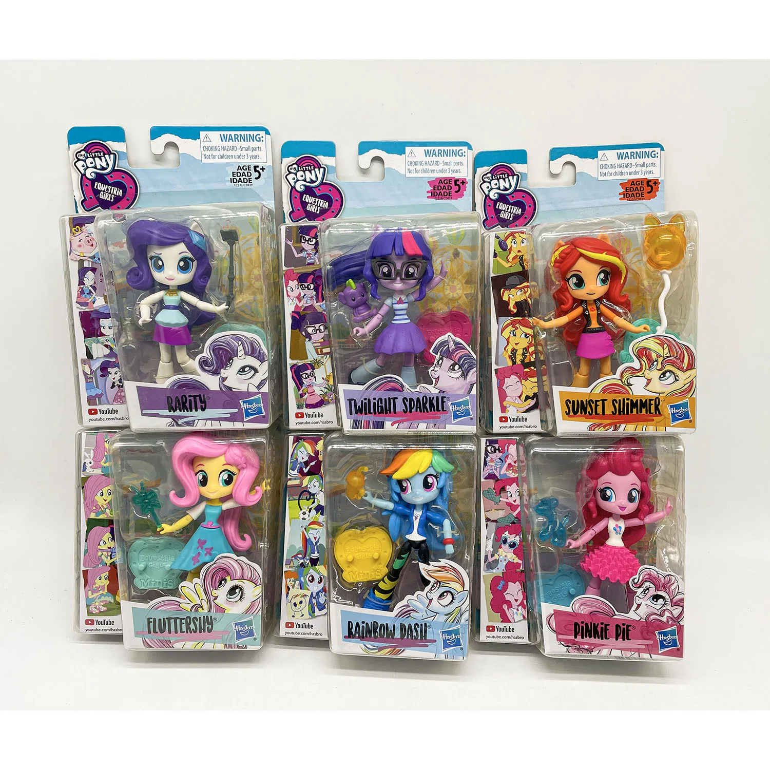 

Hasbro My little Pony Equestria Girls Rarity Twilight Sparkle Sunset Shimmer Doll Gifts Toy Model Anime Figures Collect Ornament