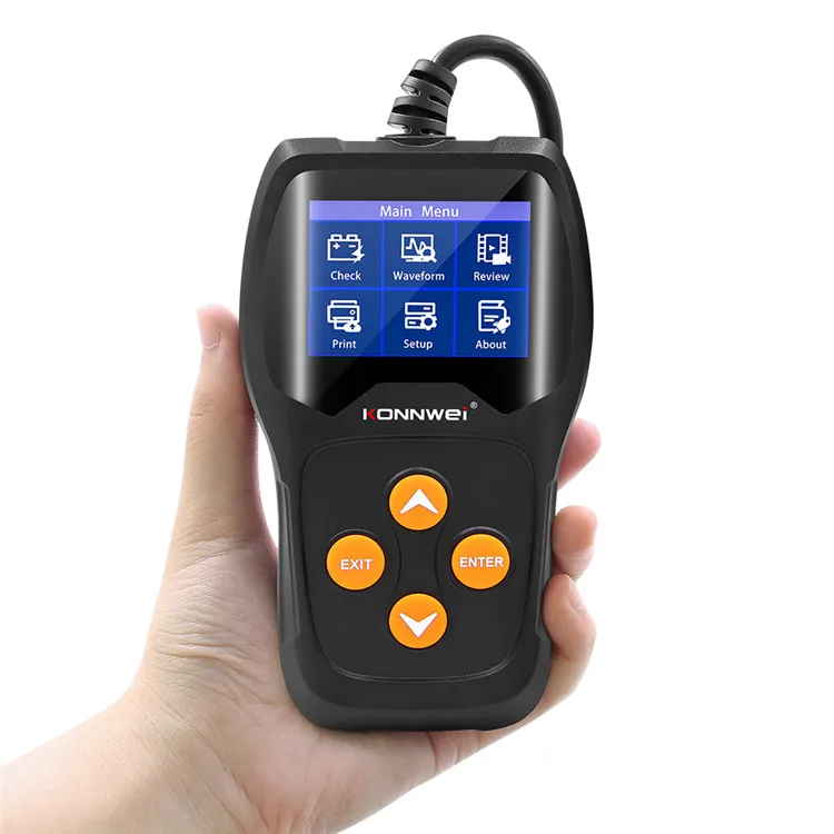 KW600 12V 6V Battery Tester with 2.4 inches LED Screen Wide Testing Range From CCA100- 2000 30- 220AH for Car Motorcycle
KW600 12V 6V Battery Tester with 2.4 inches LED Screen Wide Testing Range From CCA100- 2000 30- 220AH for Car Motorcycle