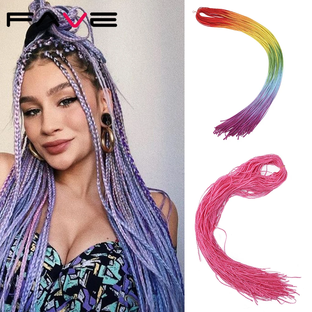 FAVE Synthetic Crochet Box Braids Braiding Hair Extension Purple Red Blue Pink 99j For Black White Women 20root/Pack
FAVE Synthetic Crochet Box Braids Braiding Hair Extension Purple Red Blue Pink 99j For Black White Women 20root/Pack