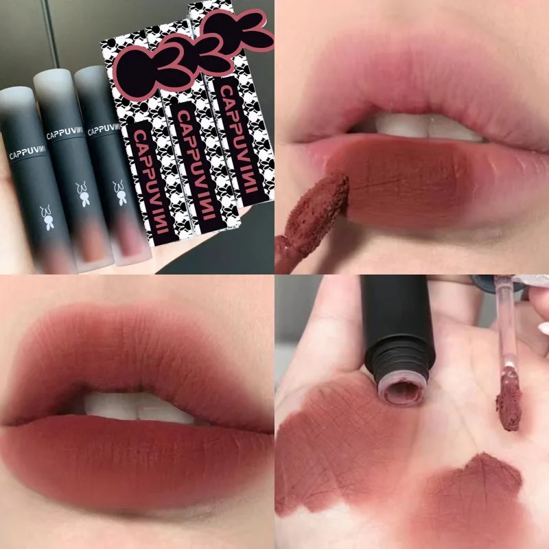 Cappuvini Waterproof Sweatproof Lip Gloss Matte Easy To Color Lasting Moisturizing Non Stick Cup Lip Mud Lipstick Makeup
Cappuvini Waterproof Sweatproof Lip Gloss Matte Easy To Color Lasting Moisturizing Non Stick Cup Lip Mud Lipstick Makeup