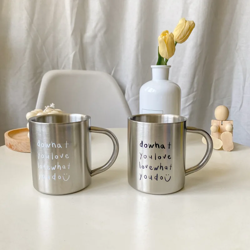304 Stainless Steel Coffee Mugs Tea Cups Water Cup Beer Cups Creative Outdoor Camping Picnic Beer Mug Picnic Utensils
304 Stainless Steel Coffee Mugs Tea Cups Water Cup Beer Cups Creative Outdoor Camping Picnic Beer Mug Picnic Utensils