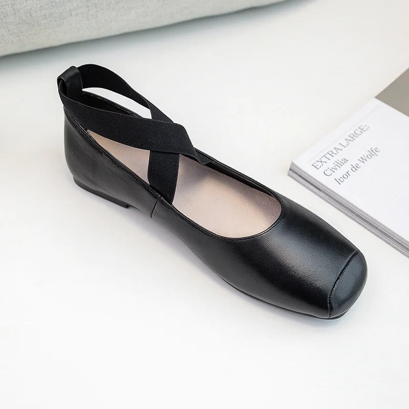 women Ballet Flats Slip On Simple woman Loafer Leather Inside Basic Style Vingtage Square Toe Flat Shoes Cross-Tied
women Ballet Flats Slip On Simple woman Loafer Leather Inside Basic Style Vingtage Square Toe Flat Shoes Cross-Tied