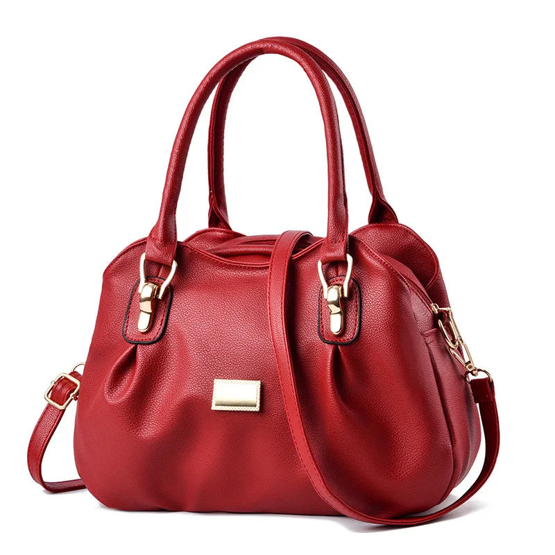 New Fashion PU Leather Women's Bag Temperament One-shoulder Messenger Bag Large-capacity Middle-aged Soft Leather Bag
New Fashion PU Leather Women's Bag Temperament One-shoulder Messenger Bag Large-capacity Middle-aged Soft Leather Bag