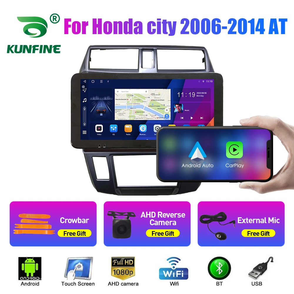 Автомобильный радиоприемник 10,33 дюйма для Honda city 2006-2014 2Din Android Восьмиядерный автомобильный стерео DVD GPS навигатор плеер QLED экран Carplay
Автомобильный радиоприемник 10,33 дюйма для Honda city 2006-2014 2Din Android Восьмиядерный автомобильный стерео DVD GPS навигатор плеер QLED экран Carplay