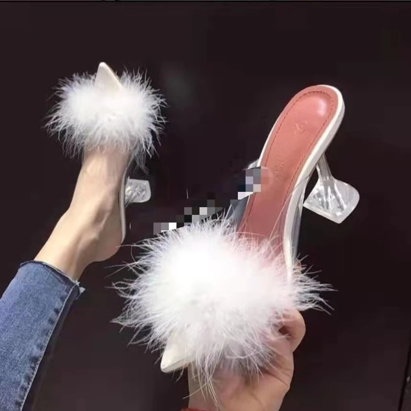 2022 Fashion Slippers Women Crystal Heel High Heels Comfortable Open Toe Slippers Women Outdoor Banquet Sandals and Slippers 
2022 Fashion Slippers Women Crystal Heel High Heels Comfortable Open Toe Slippers Women Outdoor Banquet Sandals and Slippers