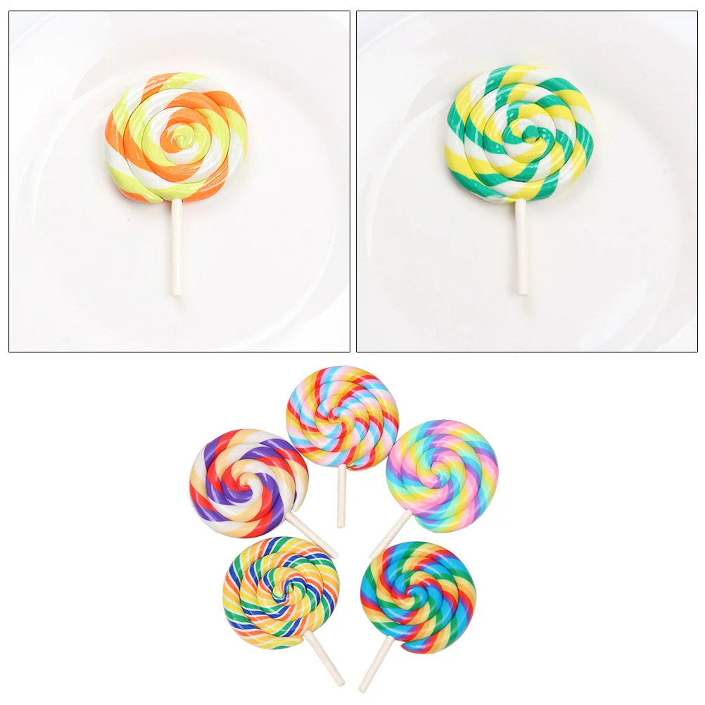 Lollipop Clay Charms Candylollipops Diy Toy Props Simulation Fake Pendant Decoration Photo Polymer Sculptureartificial Desserts
Lollipop Clay Charms Candylollipops Diy Toy Props Simulation Fake Pendant Decoration Photo Polymer Sculptureartificial Desserts