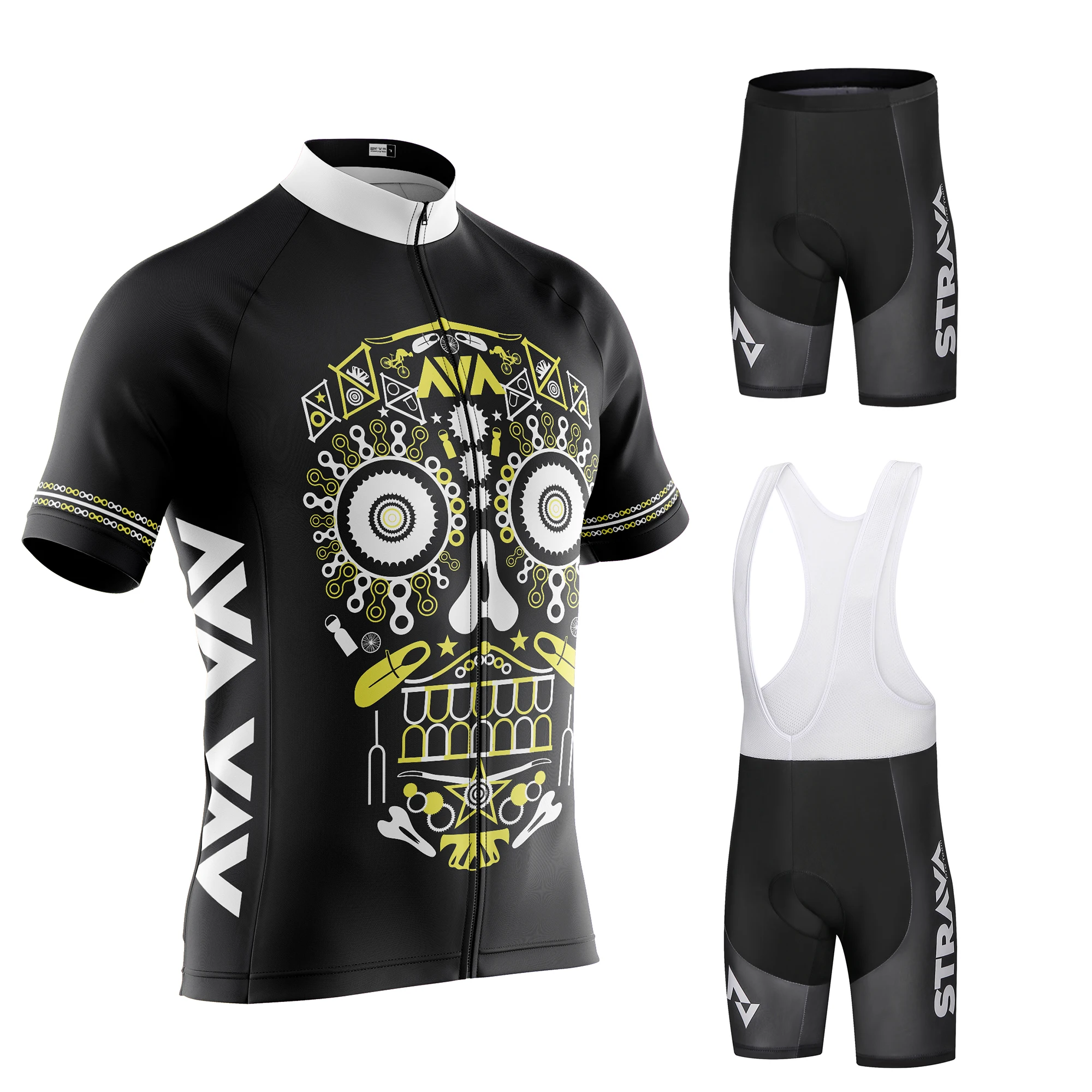 STRAVA pro team Cycling Jersey Men Set Bib Shorts Set Summer Mountain Bike Bicycle Suit Bicycle Racing Uniform Clothes
STRAVA pro team Cycling Jersey Men Set Bib Shorts Set Summer Mountain Bike Bicycle Suit Bicycle Racing Uniform Clothes
