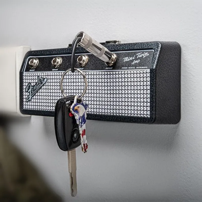 Fender Blues Music Key Storage Box Jack Rack Key Holder Guitar Keychain Hanger Wall Mounted Vintage Hook for Home Decoration
Fender Blues Music Key Storage Box Jack Rack Key Holder Guitar Keychain Hanger Wall Mounted Vintage Hook for Home Decoration