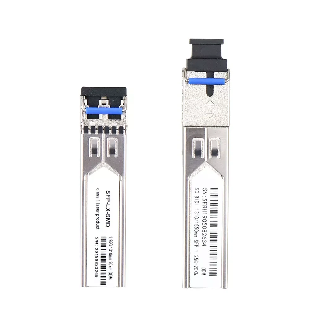SFP Transceiver Single-Mode 1000Base-LX for Ubiquiti UF-SM-1G, 1.25Gb/s SFP LX Module 1310nm/1550nm SC Connector
SFP Transceiver Single-Mode 1000Base-LX for Ubiquiti UF-SM-1G, 1.25Gb/s SFP LX Module 1310nm/1550nm SC Connector