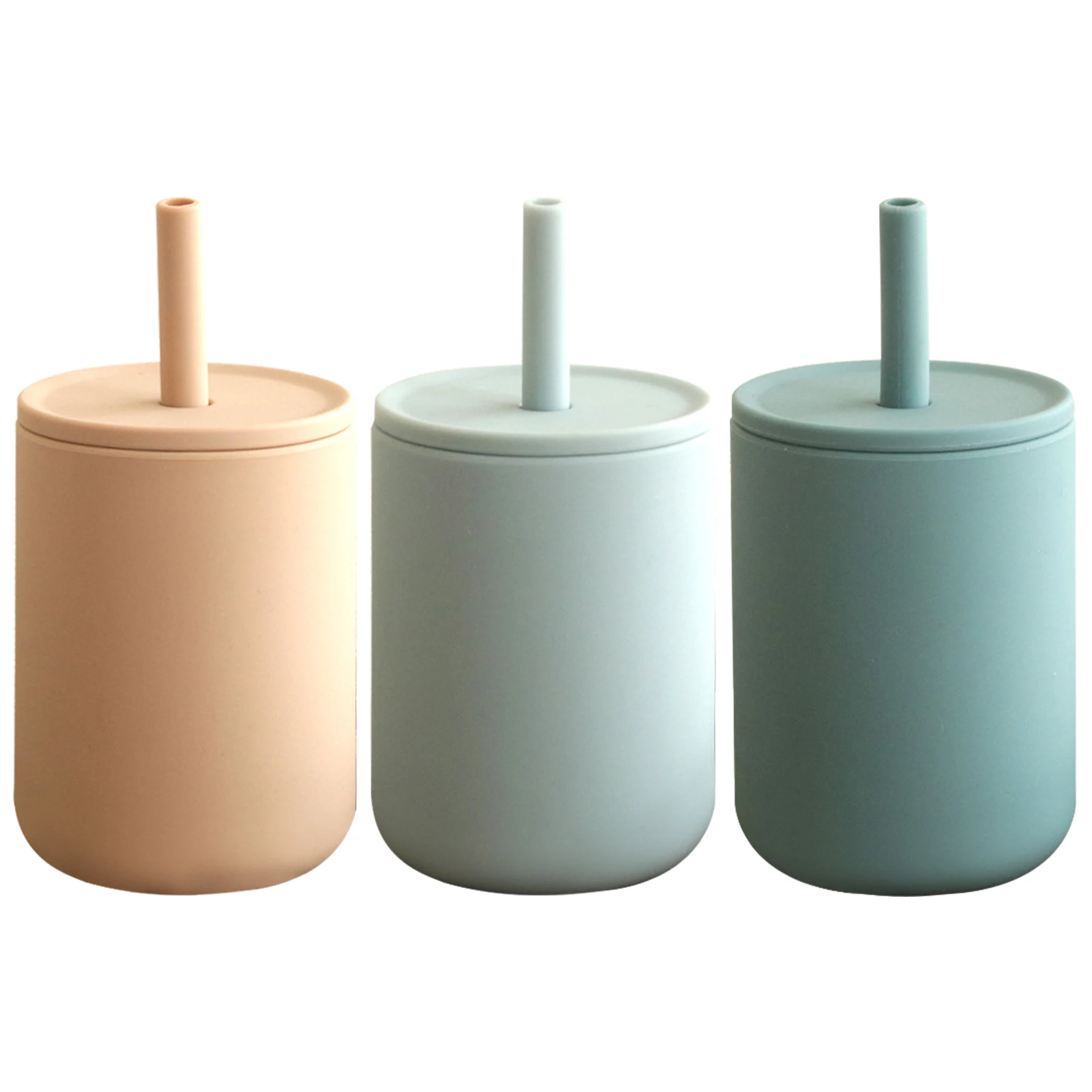 3 шт., силиконовые чашки с крышкой из соломы
3 шт., силиконовые чашки с крышкой из соломы