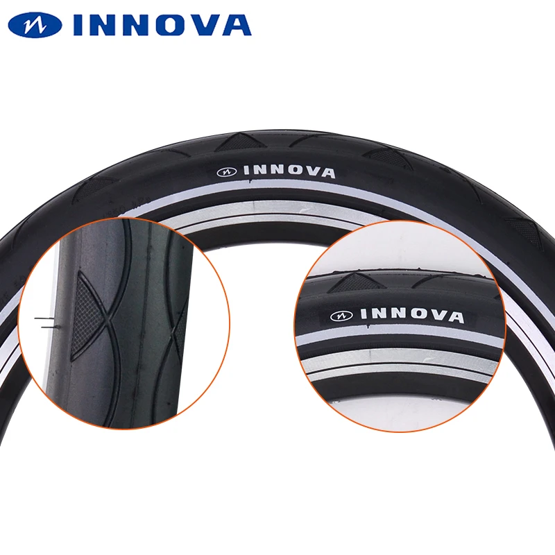 Велосипедная шина INNOVA 16x1,5 для складного велосипеда 60TPI 16 дюймов BMX 305, маленькое колесо, полулысая шина со светоотражающей линией, легкая
Велосипедная шина INNOVA 16x1,5 для складного велосипеда 60TPI 16 дюймов BMX 305, маленькое колесо, полулысая шина со светоотражающей линией, легкая