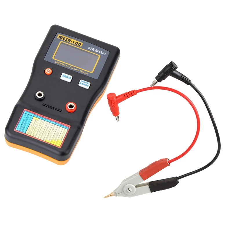 Multimeter MESR-100 ESR Capacitance Ohm Meter Measuring Internal Resistance Of Capacitor Capacitance Circuit Tester Easy To Use
Multimeter MESR-100 ESR Capacitance Ohm Meter Measuring Internal Resistance Of Capacitor Capacitance Circuit Tester Easy To Use