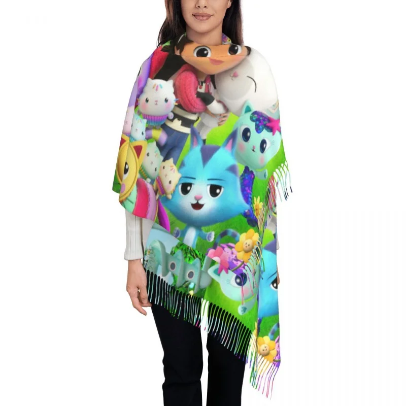 Gabbys Dollhouse Gabby Cats Scarf Wrap for Women Long Winter Warm Tassel Shawl Unisex Mermaid Scarves
Gabbys Dollhouse Gabby Cats Scarf Wrap for Women Long Winter Warm Tassel Shawl Unisex Mermaid Scarves