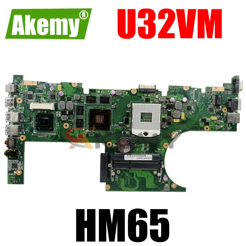 Материнская плата Akemy U32VM для ноутбука ASUS U32VM U32V U32 протестированная оригинальная материнская плата HM65 PGA989 2 Гб видеокарта
Материнская плата Akemy U32VM для ноутбука ASUS U32VM U32V U32 протестированная оригинальная материнская плата HM65 PGA989 2 Гб видеокарта