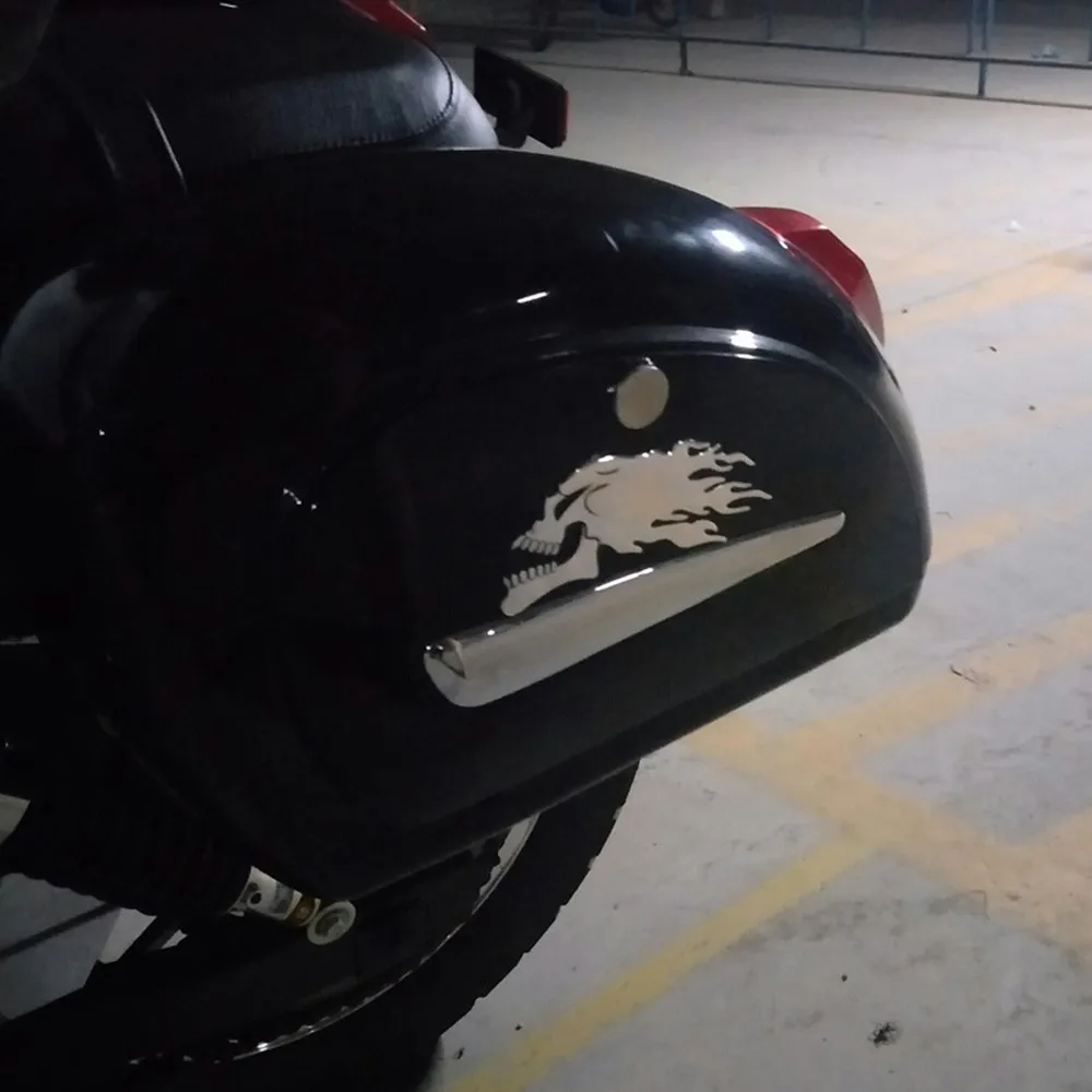 Motorcycle Car 3D Gel Sticker Decal Sliver Flaming Skull L/R Pair Car Decoration For Honda For Kawasaki Protector Sticker Decal
Motorcycle Car 3D Gel Sticker Decal Sliver Flaming Skull L/R Pair Car Decoration For Honda For Kawasaki Protector Sticker Decal