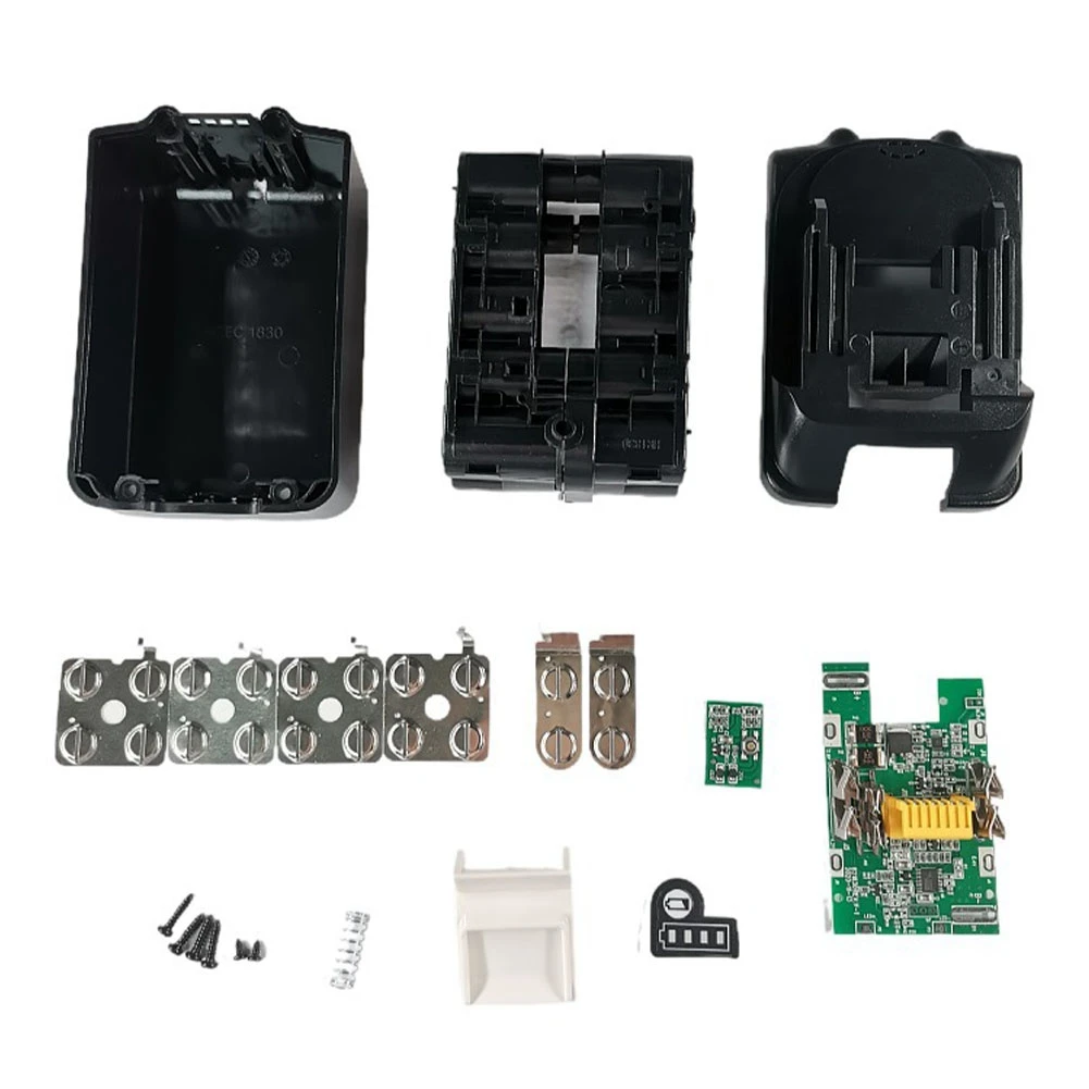 Battery Plastic Case PCB Charging Circuit Board Kit for Makita 18V 18650 10 Core Power Tools Battery Box
Battery Plastic Case PCB Charging Circuit Board Kit for Makita 18V 18650 10 Core Power Tools Battery Box