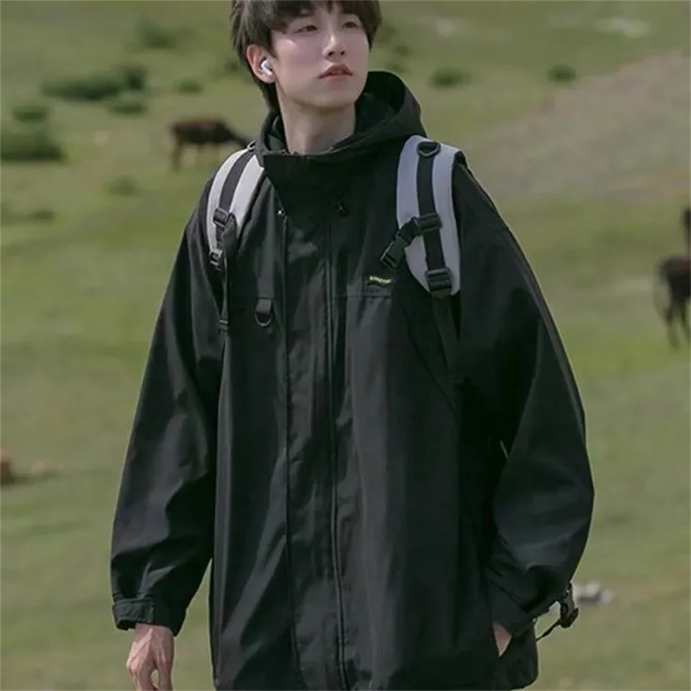 Oversized Japan Korean Cityboy Hooded Men's Jacket American Spring and Autumn Work Clothes Loose Men Jacket Motorcycle Wear Coat
Oversized Japan Korean Cityboy Hooded Men's Jacket American Spring and Autumn Work Clothes Loose Men Jacket Motorcycle Wear Coat