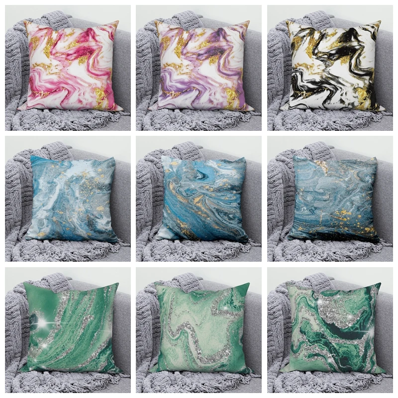 Decorative Throw Pillow Covers Marble Pattern Gold Silver Glitter Crack Luxury Cushion Cover Square Sofa Pillows Cases 45x45cm
Decorative Throw Pillow Covers Marble Pattern Gold Silver Glitter Crack Luxury Cushion Cover Square Sofa Pillows Cases 45x45cm