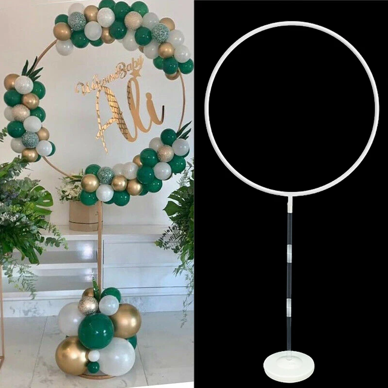 Round Balloon Arch Frame Plastic Balloon Stand Holder with Base for Floor Wedding Birthday Backdrop Balloon Arch Decorations
Round Balloon Arch Frame Plastic Balloon Stand Holder with Base for Floor Wedding Birthday Backdrop Balloon Arch Decorations