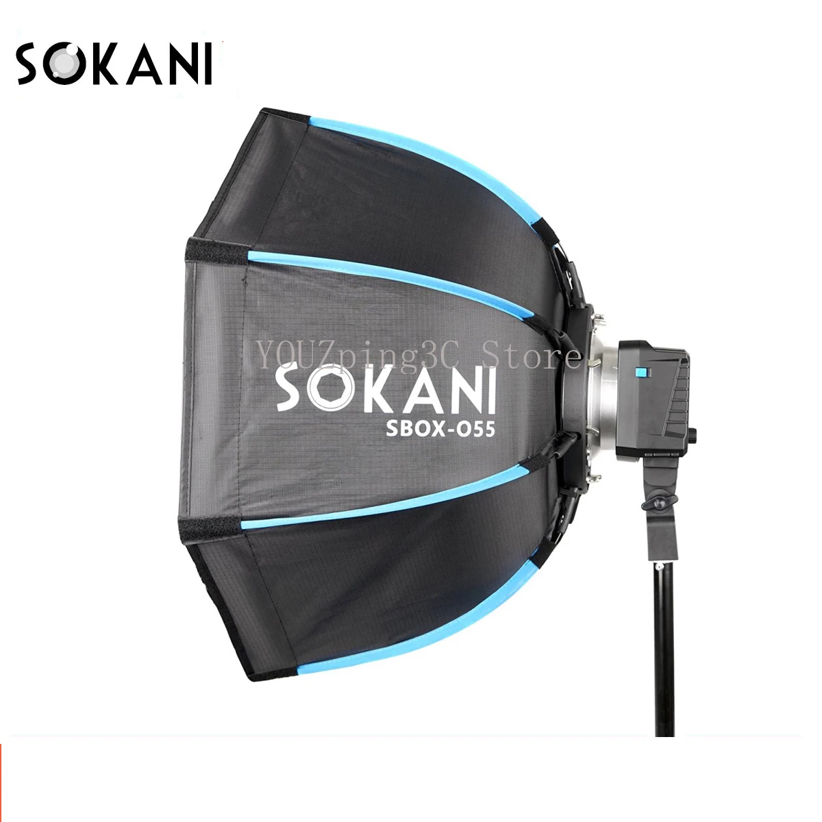 

Sokani 55cm Foldable Deep Octagon Softbox Bowens Mount for Sokani X100 X60 Mini COLBOR CL60 Godox Aputure 60X-S LED Video Light