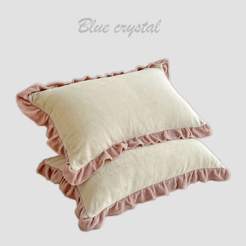 Autumn Winter Thickened Soft Velvet Pillow Cases Cozy Skin-friendly Dual-sided Pillowcase Single Person Pillow Cover 2pcs cover
Autumn Winter Thickened Soft Velvet Pillow Cases Cozy Skin-friendly Dual-sided Pillowcase Single Person Pillow Cover 2pcs cover
