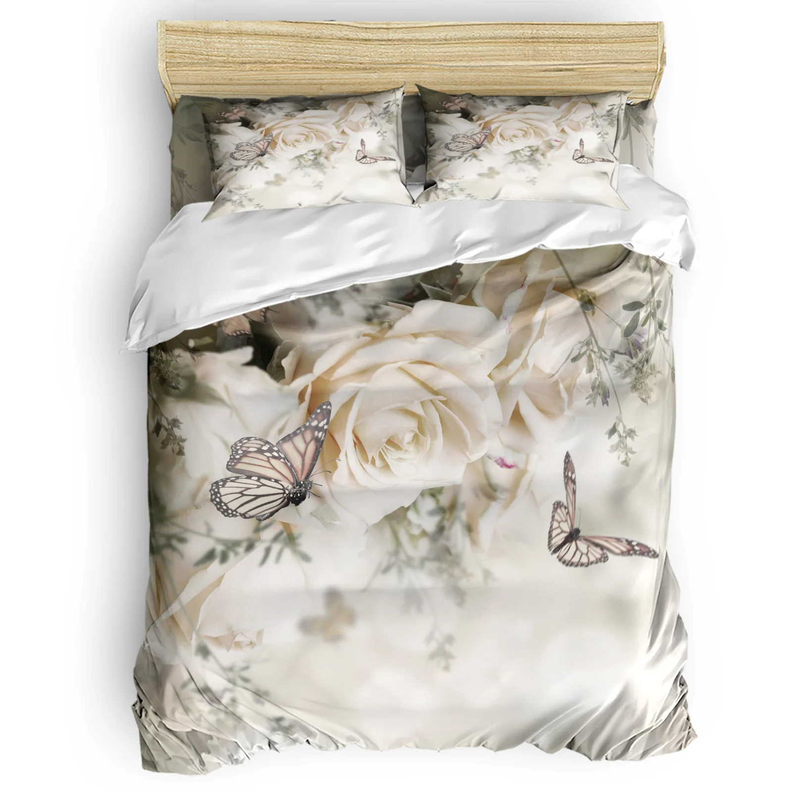 Rose Butterfly Light Spot Circle Plant Dream Flower Comfortable Household Goods Bedroom Bed Luxury Duvet Cover 2/3/4 Pieces
Rose Butterfly Light Spot Circle Plant Dream Flower Comfortable Household Goods Bedroom Bed Luxury Duvet Cover 2/3/4 Pieces