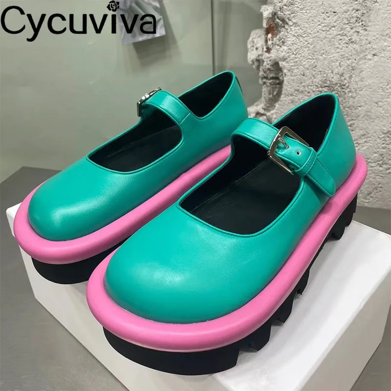 New Patchwork Leather Flat Loafers Shoes Women Thick Sole Round Toe Platform Shoes Spring Casual Party Designer Vacation Shoes
New Patchwork Leather Flat Loafers Shoes Women Thick Sole Round Toe Platform Shoes Spring Casual Party Designer Vacation Shoes