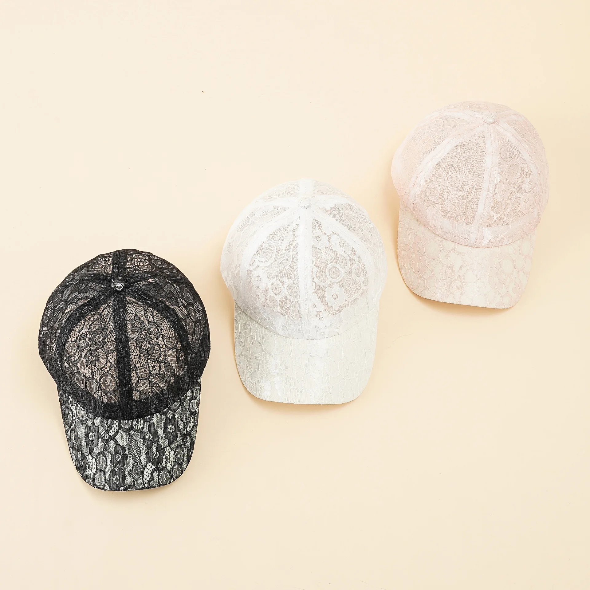 2022 Spring and Summer New Lace Baseball Cap Sweet Flower Mesh Breathable Ladies Peaked Cap Light Luxury Casual Fashion Sun Hat
2022 Spring and Summer New Lace Baseball Cap Sweet Flower Mesh Breathable Ladies Peaked Cap Light Luxury Casual Fashion Sun Hat