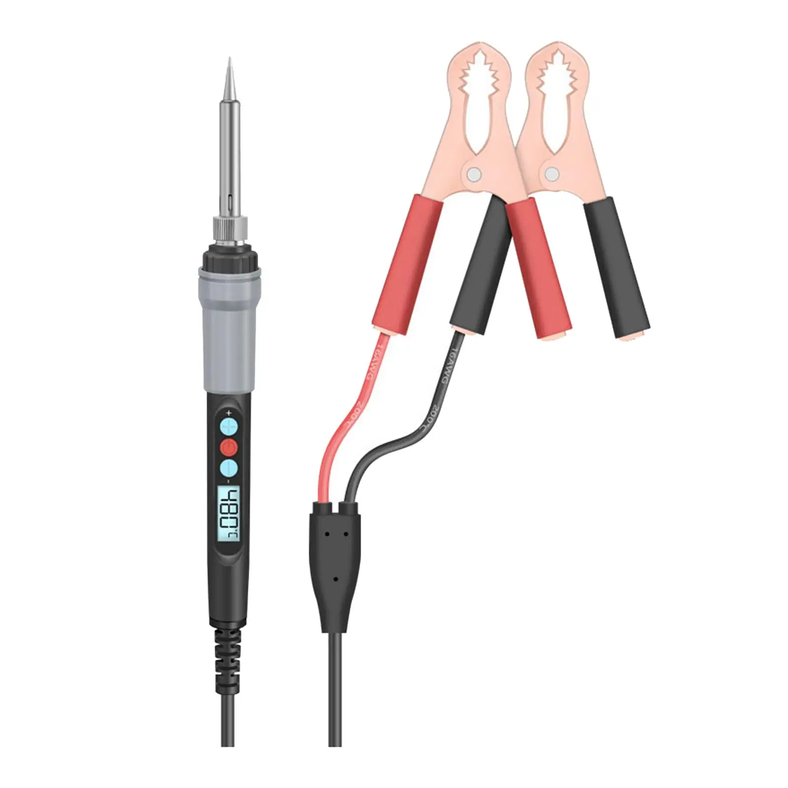 Mini Digital Soldering Iron Portable Soldering Iron Kits for Car Constant Temperature Intelligent Maintenance Soldering
Mini Digital Soldering Iron Portable Soldering Iron Kits for Car Constant Temperature Intelligent Maintenance Soldering