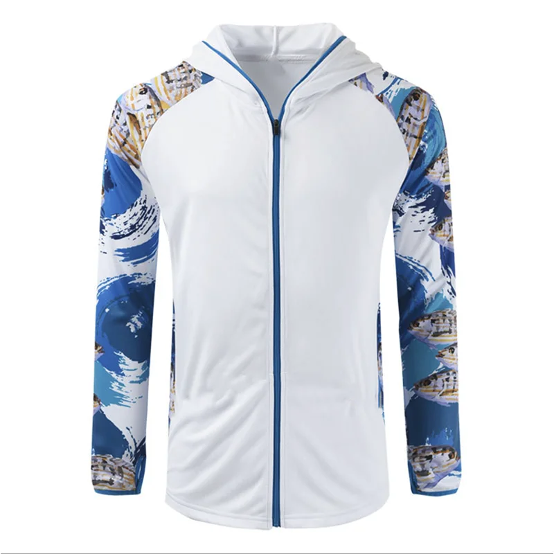 Quick Dry Digital Printing Fishing Shirt Long Sleeve Custom Waterproof Fishing Shirts UV Protection Men's Hooded
Quick Dry Digital Printing Fishing Shirt Long Sleeve Custom Waterproof Fishing Shirts UV Protection Men's Hooded