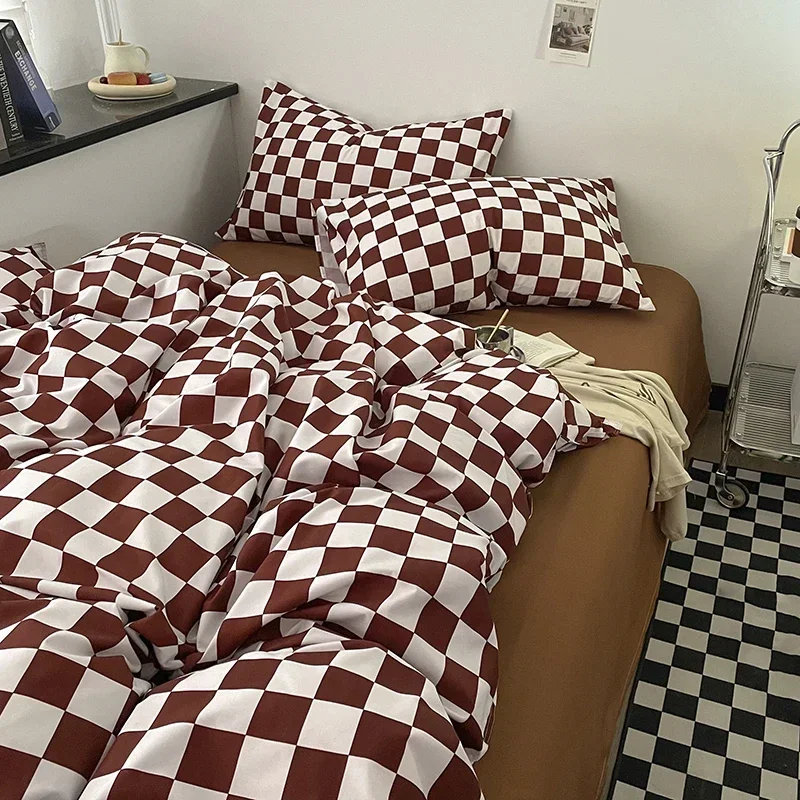Home Textile Cute checkerboard Duvet Cover Pillow Case Bed Sheet pumpkin Boy Kid Teen Girl Bedding Covers Set King Queen Twin 
Home Textile Cute checkerboard Duvet Cover Pillow Case Bed Sheet pumpkin Boy Kid Teen Girl Bedding Covers Set King Queen Twin