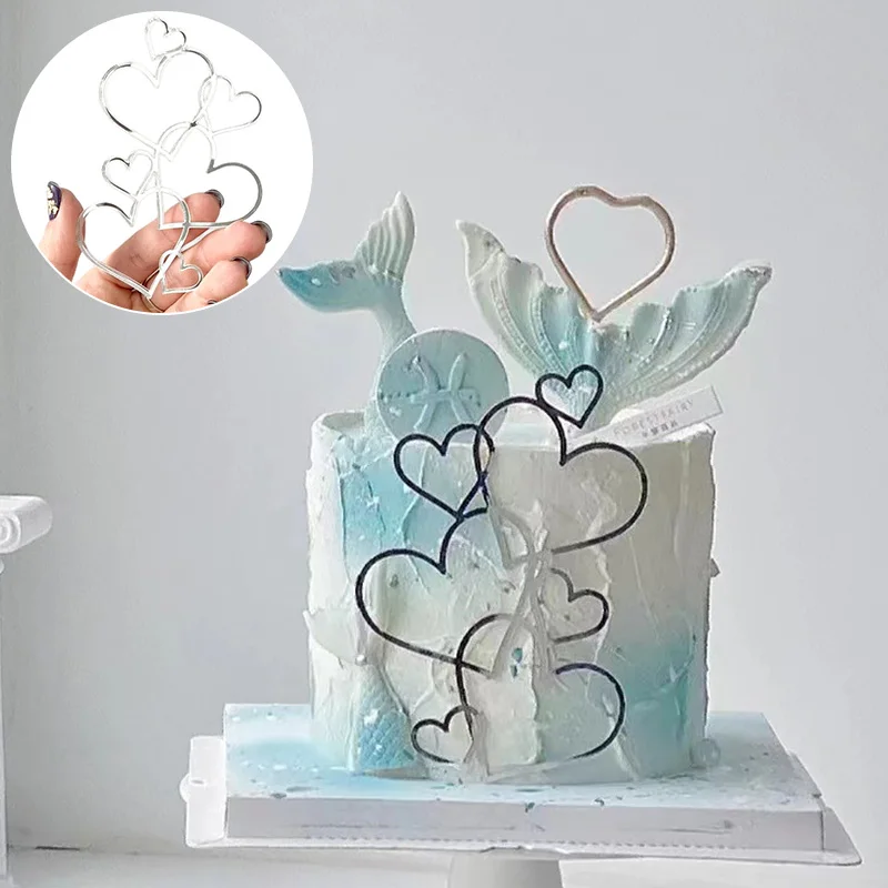 Love Hearts Cake Dessert Decorations Gold Silver Color Acrylic Happy Birthday Anniversary Valentine's Day Party Wedding Ornament
Love Hearts Cake Dessert Decorations Gold Silver Color Acrylic Happy Birthday Anniversary Valentine's Day Party Wedding Ornament